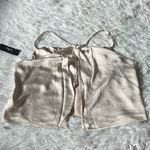 Lulus  Women’s Hold Onto Love Beige Satin Cowl Neck Cami Tank Top size XL Photo 9