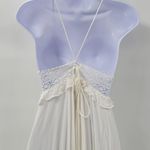 Hello Molly Crochet Lace Dress Womens 4 White Tie Back Summer Beach Vacay Boho Photo 11