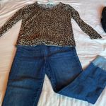J.Crew 100% Merino wool leopard 🐆 sweater size L Photo 5