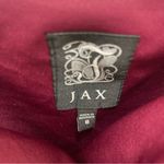 JAX Burgundy and Black Tiered Dress Photo 4