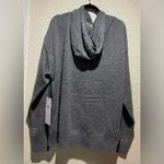 Alo Yoga  NWT New Class Cashmere Hoodie Platinum Grey Size S Kangaroo pocket Photo 6