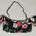 Vince Camuto Off-the-Shoulder Rose Floral Ruffle Bikini Top Swimwear Size S 🌹✨ Photo 0