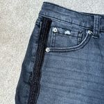 INC  black distressed denim shorts size 6 Photo 1