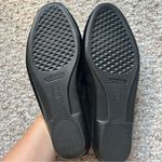 Aerosoles  Betunia Black Suede Leather Loafer 'Love' Women's size 9.5M Novelty Photo 2