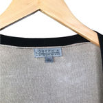 Joseph A Oversized tan and black cardigan Photo 1