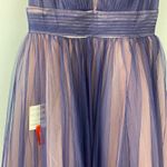 Mac Duggal  Indigo Ombré Sleeveless Tulle Ball Gown Size 14 $398 20221 Photo 8