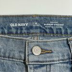 Old Navy NWT High Rise Slouchy Straight Jeans Size 4 Petite Secret-Slim Pockets Photo 2