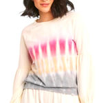 Knox Rose π NWT XXL Tie Dye Puff Sleeve Sweatshirt Shirt Top NEW Photo 0
