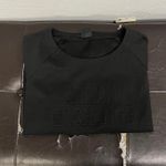Armani Exchange Pullover Sweatshirt Women Size L Black Photo 5