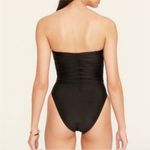 J.Crew Ruched Sweetheart One Piece Swimsuit in Black Sz 22 Plus NEW Photo 2
