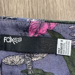 FOX Racing Exotic High Waist Blue Foral Shorts Size 3 Photo 12