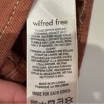 Wilfred Free by Aritzia High Waisted Denim Date Night Mini Skirt Women’s 4 Brown Photo 5