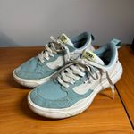 Vans  Ultrarange Vr3 Cush Trellis Teal White Suede Comfort Sneaker W7.5 Photo 2