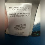 Anthropologie Shirt Womens Medium Blue Boat Neck Ruffle Short Sleeve Tee, Dolan Photo 5