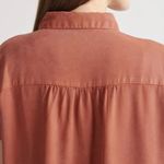 Quince  • Vintage Wash Tencel Camp Shirt in Terracotta Photo 10