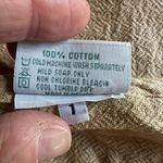 Oh My Gauze! Tie Dye Top Size 1 Lagenlook Casual Notch V Neck Tan Olive Size M Photo 5