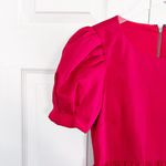 Alice + Olivia  Ann Red Ruffled Mini Dress Photo 1