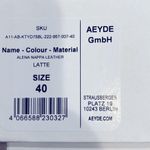AEYDE NEW Alena Nappa Leather Latte Boots, Size EU 40 New in Box Retail $495 Photo 7
