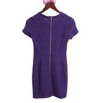 Nanette Lepore  Purple Mini Zip Up Dress Size 2 Photo 1