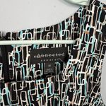 Connected Apparel Square Neck Sleeveless Sheath Dress Women’s Size 10 Geometric Photo 3