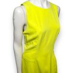 Laundry by Shelli Segal Citron Neon Yellow Sheath Dress Large NWT Photo 2