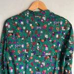 Diane Von Furstenberg Vintage  printed button down shirt Photo 5