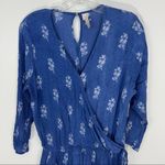Raga  Blue Floral Romper Medium Photo 0