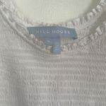 Hill House Aiko Nap Top Shirred White Puff Sleeve Blouse Photo 2
