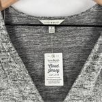 Lucky Brand Cloud Jersey Soft Heather Gray Long Sleeve V-Neck Wrap Dress Size M Photo 1
