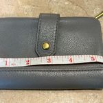 Fossil  Lainie Multifunction leather (cow hide) bifold snap wallet gray Photo 10