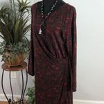 Talbots Summer Women Dresses Size LG Cottagecore Long Sleeve Romantic Rushed Photo 2