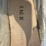 Golden Goose  Gray and White Sneakers with Blue Laces Photo 10