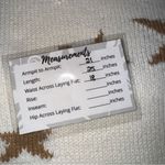 st. john's bay St John's Bay Star Crewneck Sweater Brown and Pink Striped Long Sleeve Knit Top Photo 5