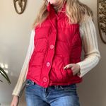 Aeropostale  Red Puffer Vest with Faux Fur Trim Photo 5