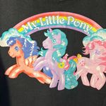 My Little Pony Black Cropped Hoodie Medium Photo 1
