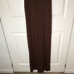 Naked Wardrobe Sleeveless Brown  Smooth Maxi Dress Size L Photo 2