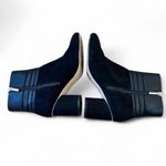 Karl Lagerfeld  FRIEDA ANKLE BOOT IN SUEDE AND LEATHER BLACK SIZE 8.5 Photo 4