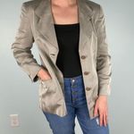 Giorgio Armani Blazer Jacket Triple Breasted Long Line Gruppo GFT Silk Size 10 Photo 1