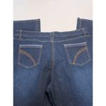 Evil Gemelli Flared Jeans Embellished Back Pockets Size 20 Blue Photo 8