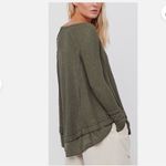 We The Free We the‎ Free FREE PEOPLE Size Large Laguna Thermal Top Green Women’s Long Sleeve Photo 1