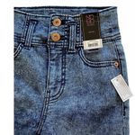No Boundaries NWT ~ NO BOUNDRIES NOBO Denim Corset High Rise Blue Jeans ~ Women's Size 1 Photo 1