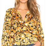 Tularosa Mia Top in Marigold Blossom Large Photo 0