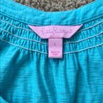 Lilly Pulitzer  Blue Sleeveless Relaxed Tank Top Photo 1