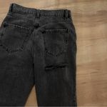 Garage black gray jeans Coupe droit Vintage Sz 1 Ripped Casual Photo 3