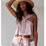 Free People Porter Flowy Ribbed Crop Tank Top Size XS Plum NWT Photo 8