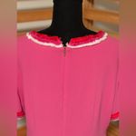 Trina Turk Shangri La Vibrant Pink Fringe Sheath Dress Photo 10