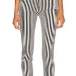Rag and Bone High Rise Ankle Skinny Jeans in Oba Print Stripe Size 26 Photo 2