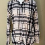 American Eagle Ahh-Mazingly Soft Flannel Button Up Shirt Boyfriend Fit size Small Photo 1