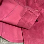 Bernardo  Women's Pink Suede Jacket Sz 2X Photo 2