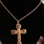 Via Crucis Roma Crucifix featuring scenes on the back 21/2" x 1 1/2 Photo 0